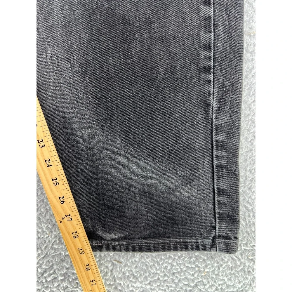 LEVIS 550 Denim Jeans Men 40x30 (37x29 Actual)‎ Relaxed Fit Black Vintage READ